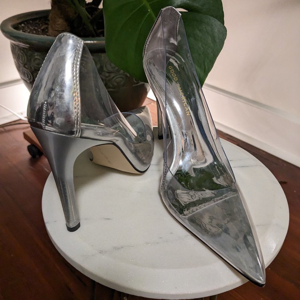 Good American Transparent Heels